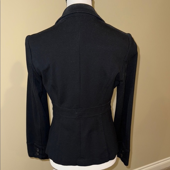 Reitmans Elegant Black Pea Coat Women’s Size 7 - Picture 5 of 14